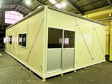 愛知県安城市倉庫内事務所