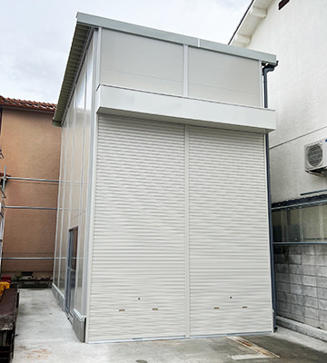大阪府柏原市　倉庫　中古プレハブ
