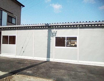 大阪府柏原市　倉庫　中古プレハブ