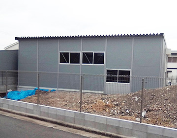 大阪府東大阪市　倉庫　中古プレハブ