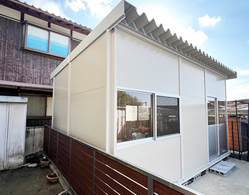 大阪府門真市　倉庫　中古プレハブ