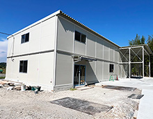 兵庫県三木市工場プレハブ