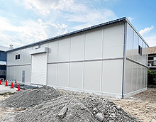 兵庫県明石市倉庫プレハブ