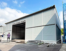 兵庫県神戸市倉庫プレハブ