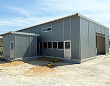 兵庫県明石市工場プレハブ