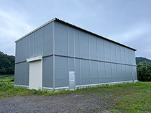 福井県敦賀市　建設機械倉庫