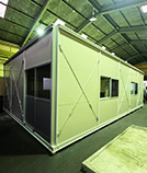 愛知県安城市倉庫内事務所　K企業様　中古プレハブ