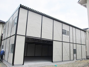 兵庫県加東市　設備機器保管加工作業場