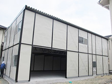 兵庫県加東市設備機器保管加工作業場